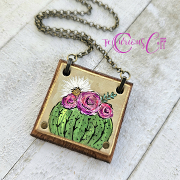 Cactus in Bloom Necklace