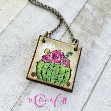 Cactus in Bloom Necklace