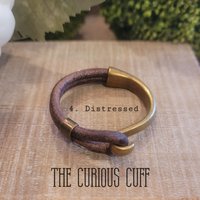 Brass & Leather Bangle