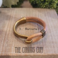 Brass & Leather Bangle