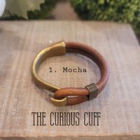 Brass & Leather Bangle