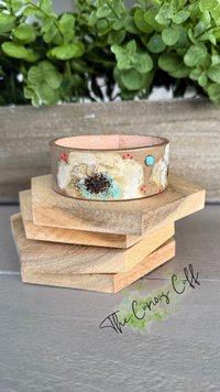 Carmel Flower Cuff