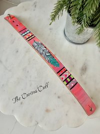 Fuchsia Feather Skinny