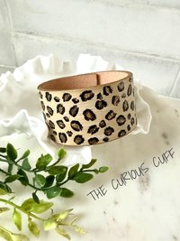 Wide Leopard Cuff