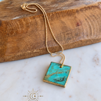 Gilded Turquoise Square ✨