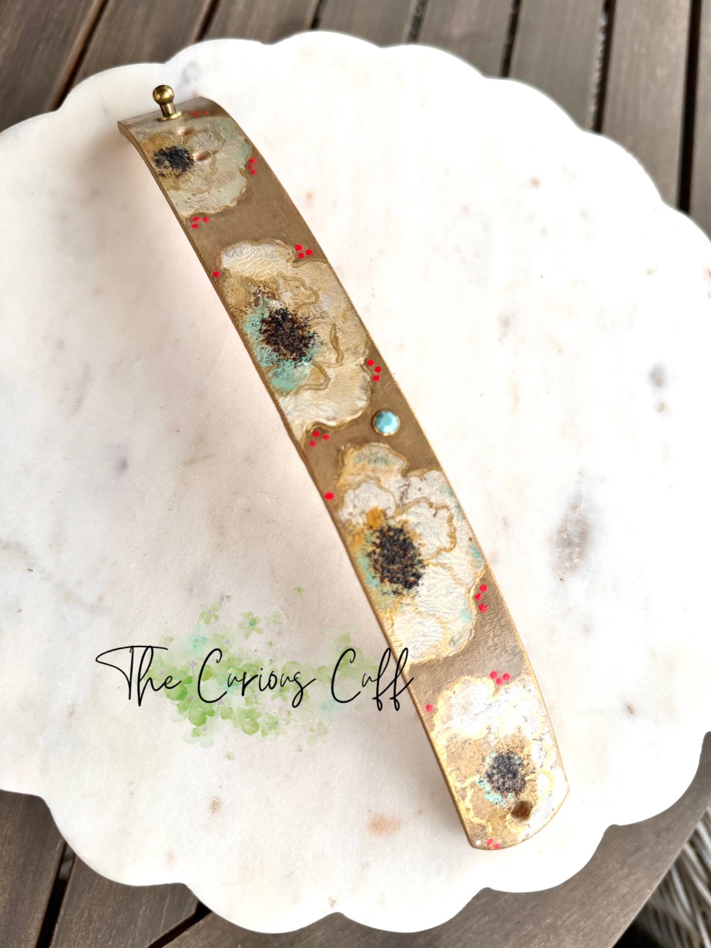 Carmel Flower Cuff