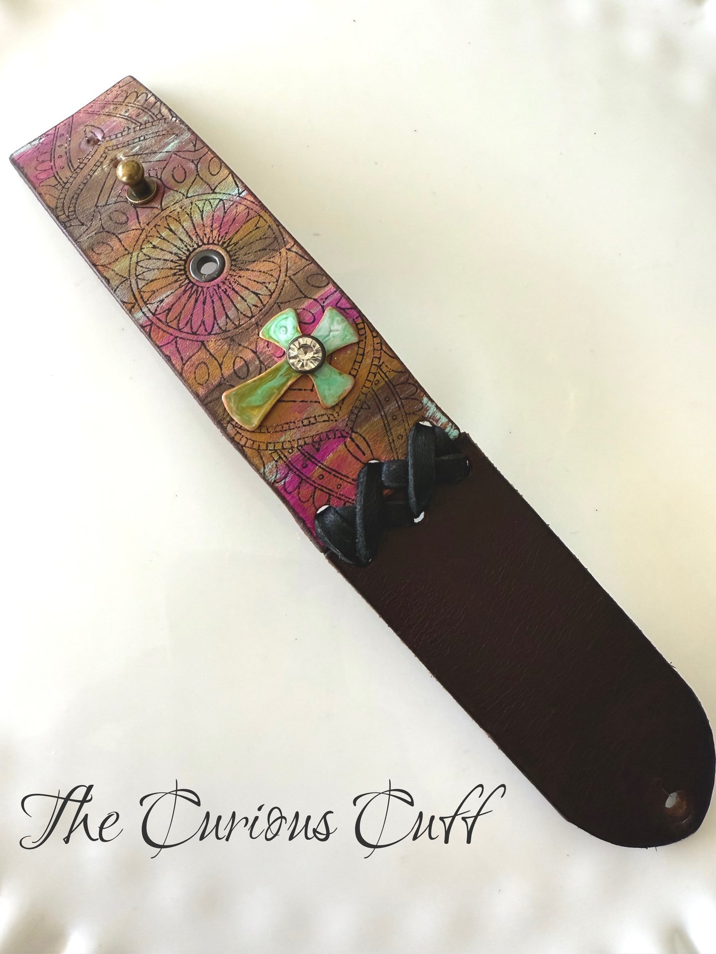 Vibrant Stained Glass Cuff