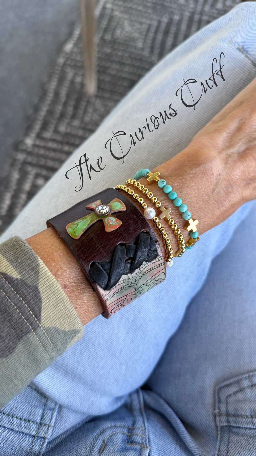 Pastel Stained Glass Cuff