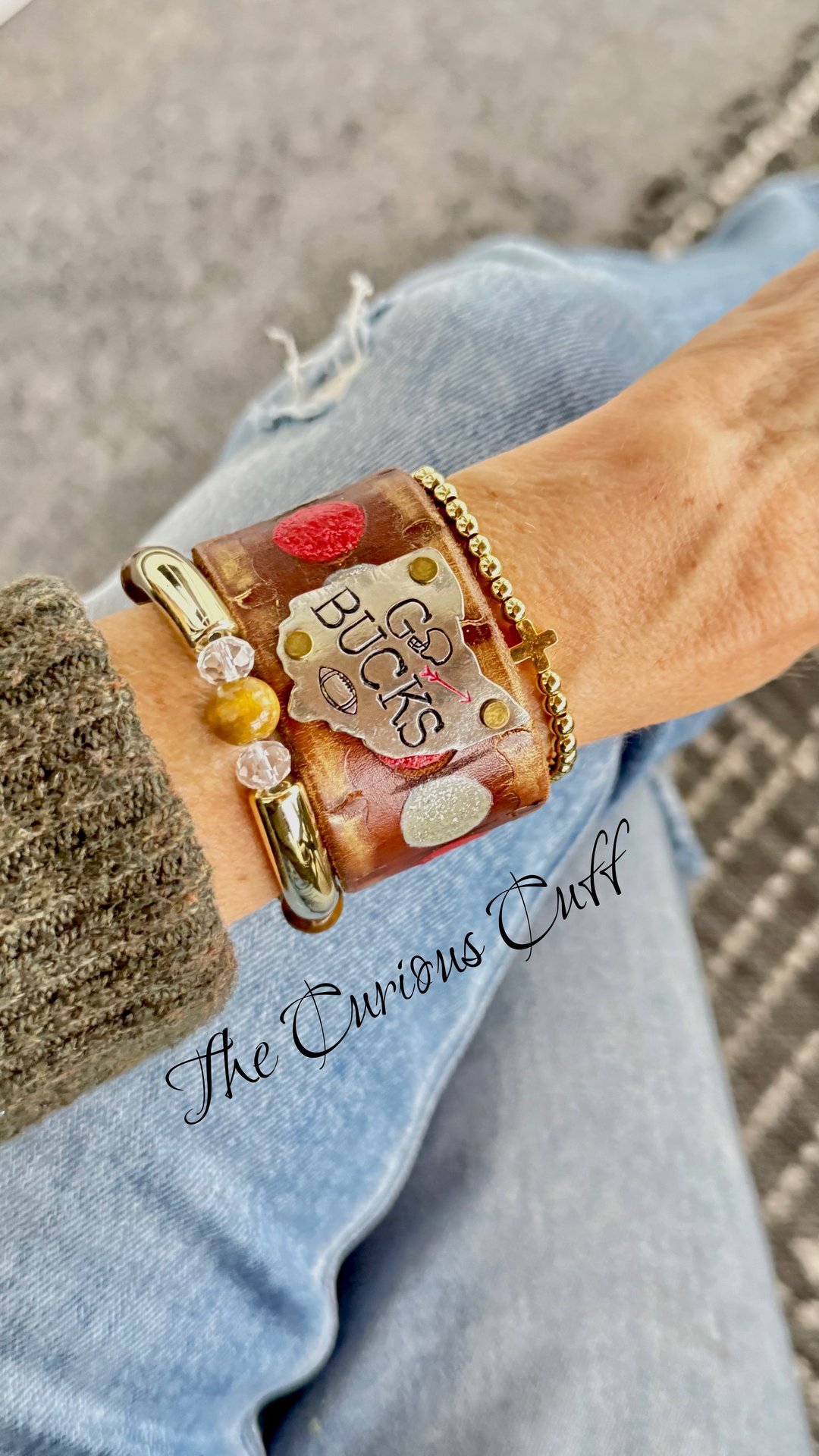 Ohio State Buckeye Cuff