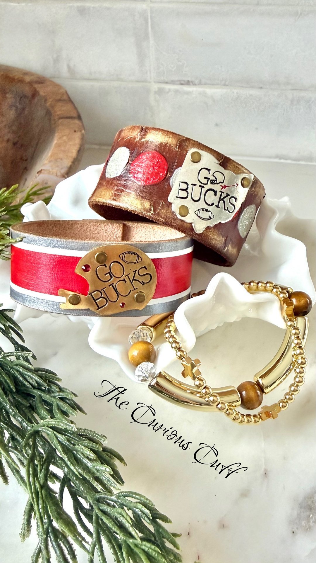 Ohio State Buckeye Cuff