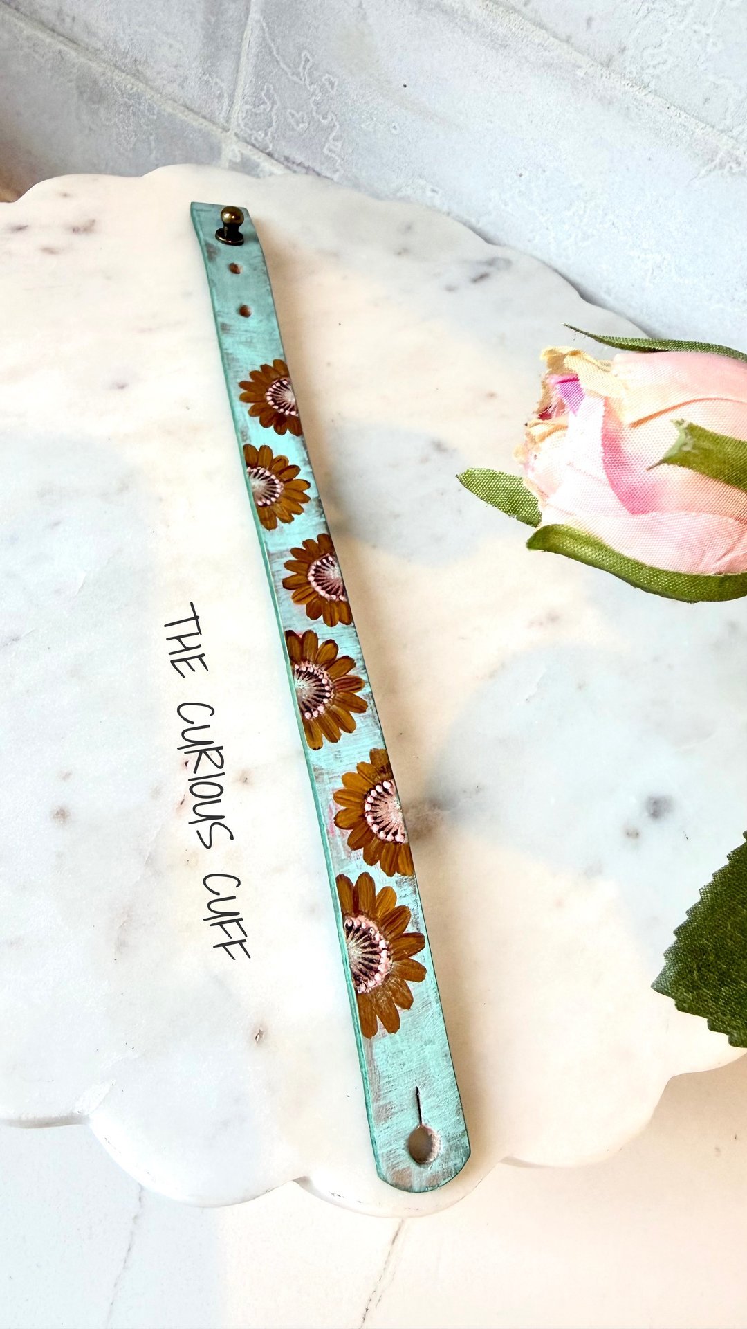 Dusty Turquoise Blooms