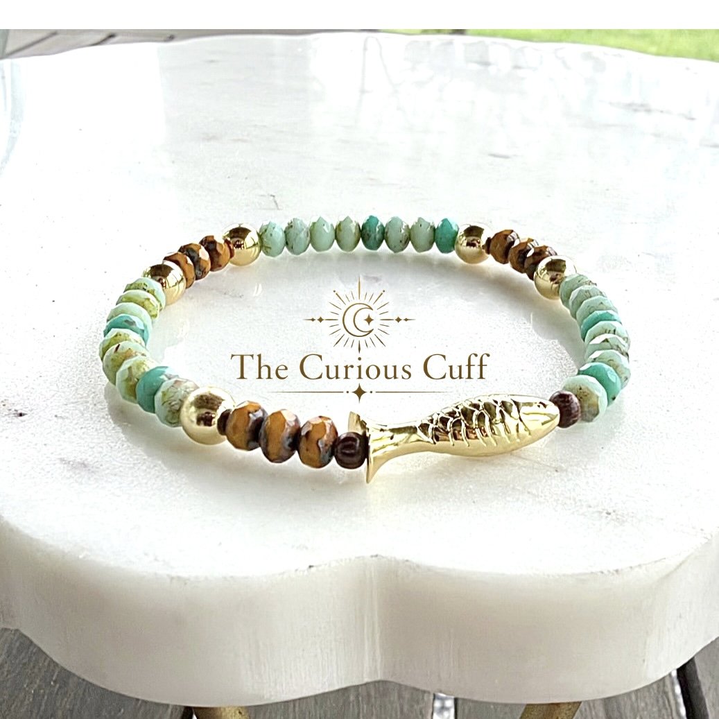 OFF THE HOOK ✦ 24K Gold Fish Bracelet 