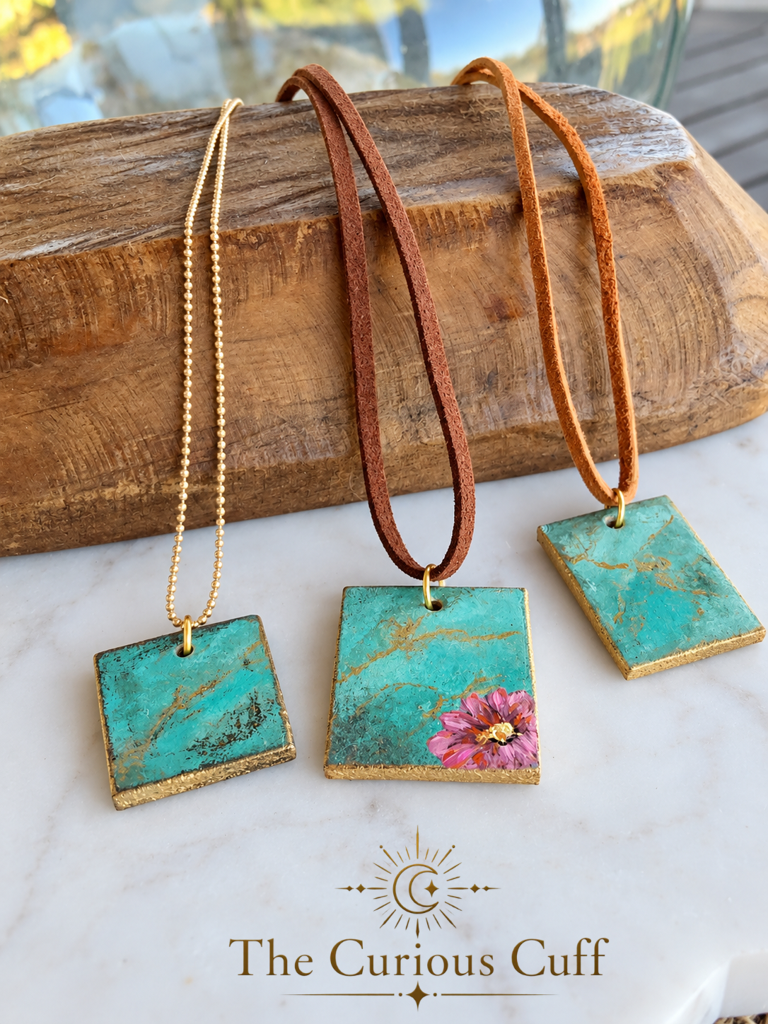 Gilded Turquoise Square ✨