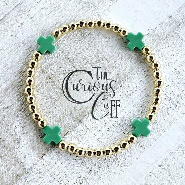 Green Block Cross