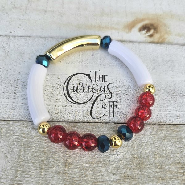 Red White Blue & Gold