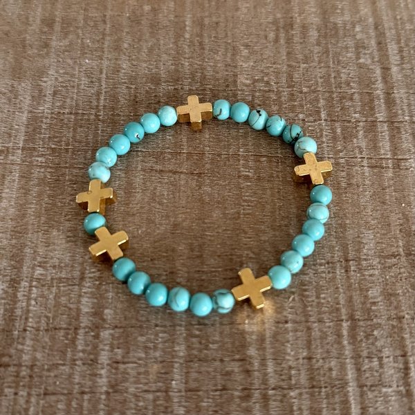Turquoise & Daisies 